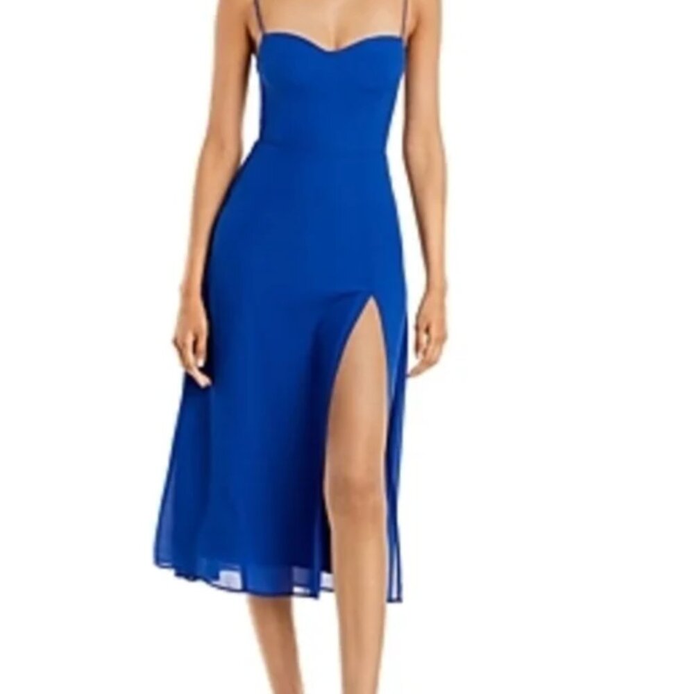 Aqua Blue Spaghetti Strap Dress